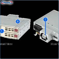 Supermicro CSE-M14T Mobile Rack black